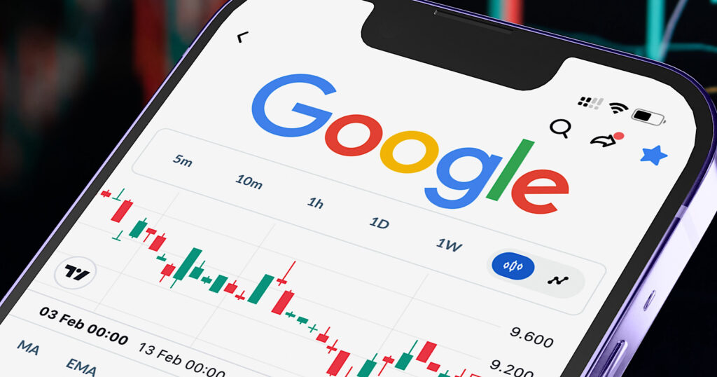 Google,Stock,Under,Alphabet,Inc.,(googl),Displayed,On,Smartphone,With