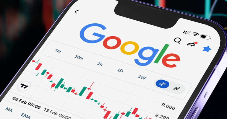 Google,Stock,Under,Alphabet,Inc.,(googl),Displayed,On,Smartphone,With